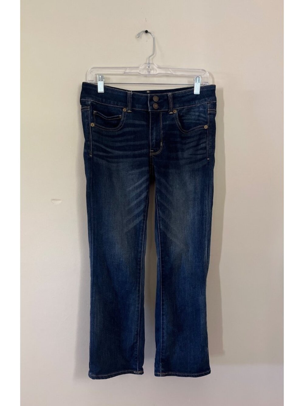 American Eagle Outfitters Womens Size 6 Super Stretch Artist Crop Denim Jeans